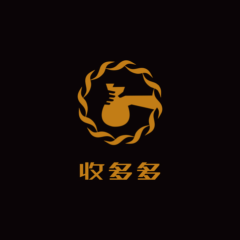 收多多logo设计