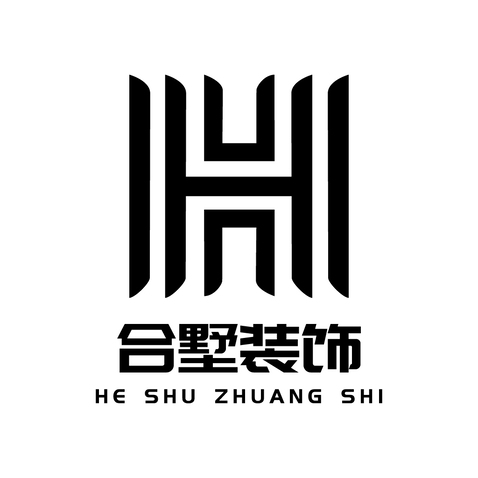 合墅装饰logo设计