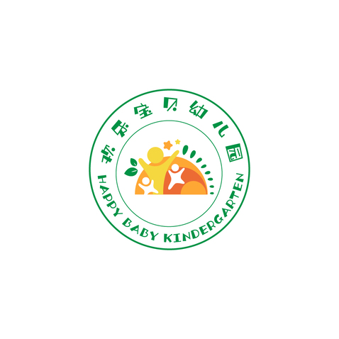 欢乐宝贝幼儿园logo设计