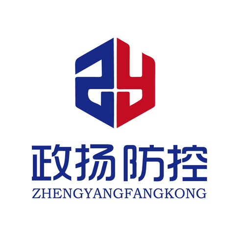 政扬防控logo设计