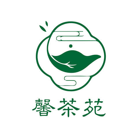 馨茶苑logo设计