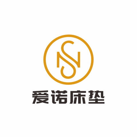 爱诺床垫logo设计