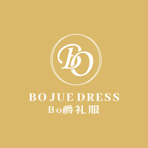 bo爵礼服logo设计