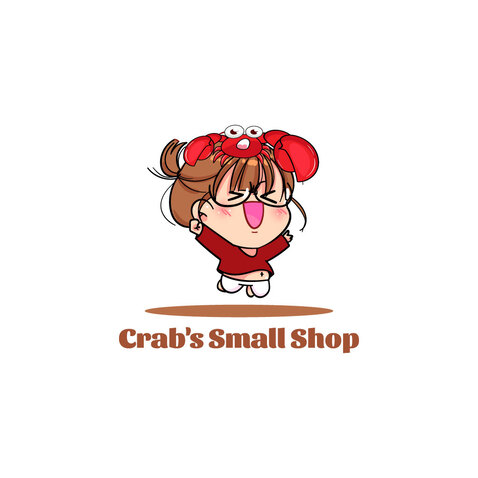 Crab's small Shoplogo设计