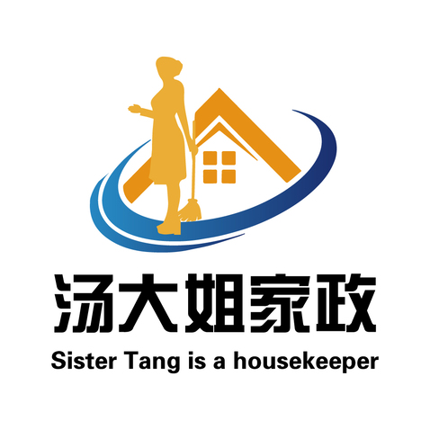 汤大姐家政logo设计