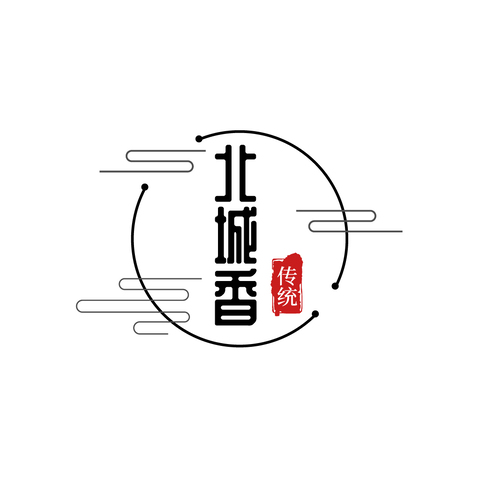 北城香logo设计