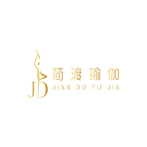 简度瑜伽logo设计