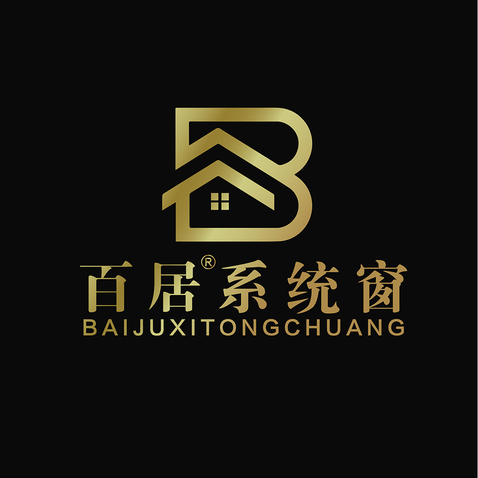 百居系统窗logo设计