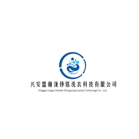 兴安盟瀚泷铮铭洗衣科技有限公司logo设计