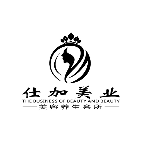 仕加美业logo设计