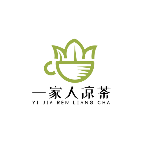 一家人凉茶logo设计