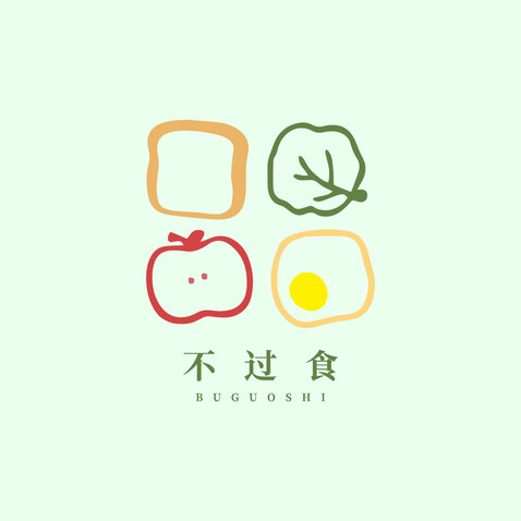 不过食logo设计