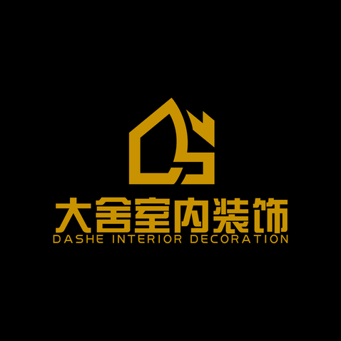 大舍室内装饰logo设计