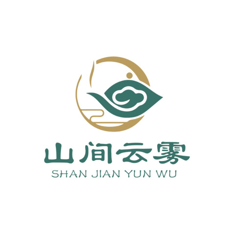 山间云雾logo设计