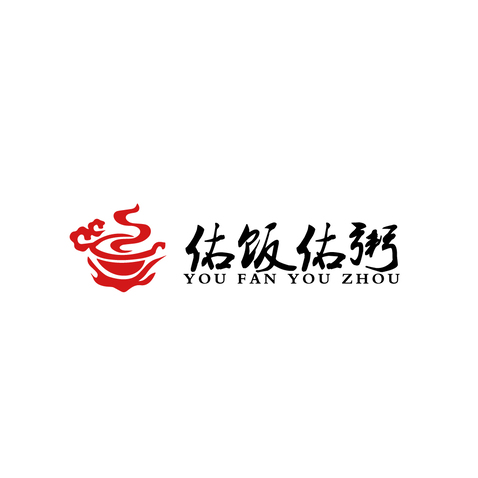 佑饭佑粥logo设计