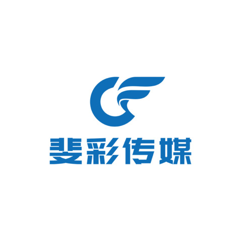 斐彩传媒logo设计