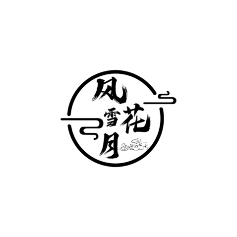 风花雪月 电竞俱乐部logo设计