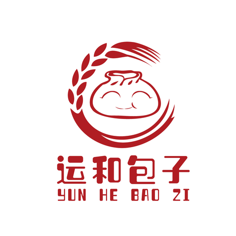 运和包子logo设计