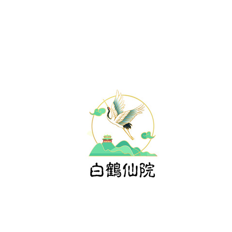 鹤logo设计