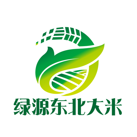 绿源东北大米logo设计