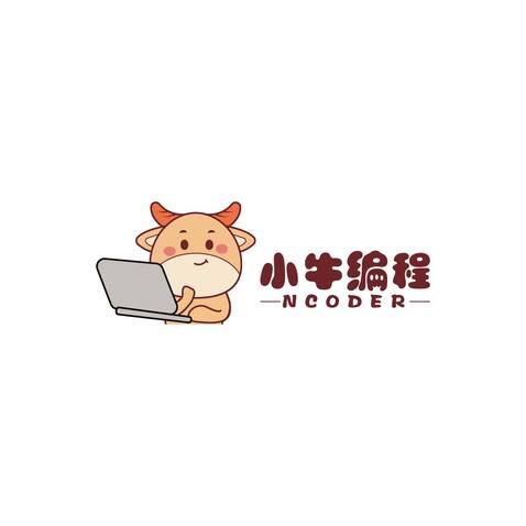 小牛编程logo设计