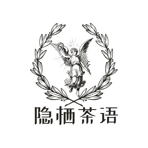 隐栖茶语logo设计