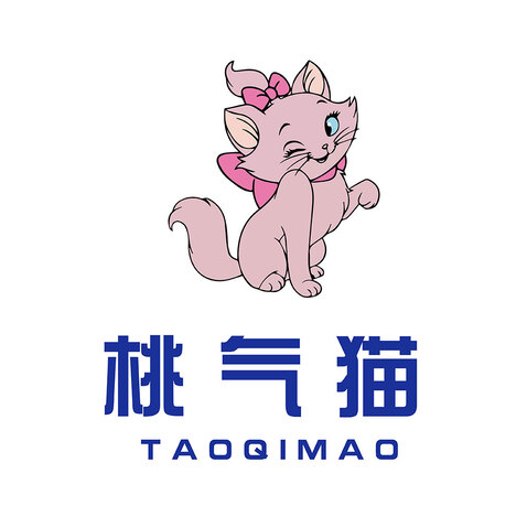 桃气猫logo设计