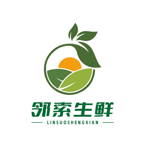 邻索生鲜logo设计